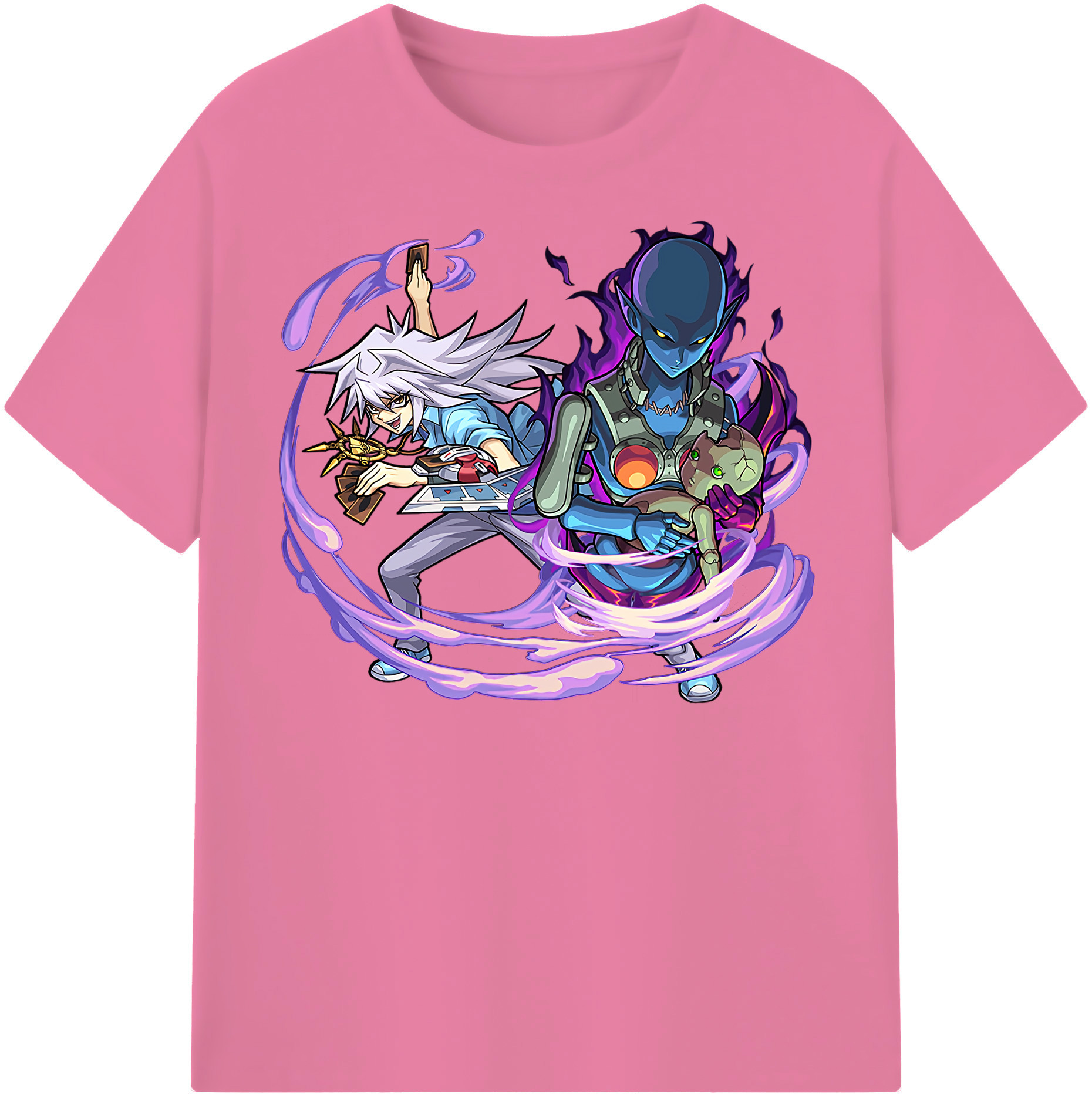 （画像用） 遊☆戯☆王 Yu-Gi-Oh! 綿100％半袖Tシャツ（フロントプリント）